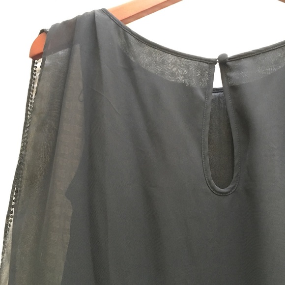 Like NEW Aqua sequin dress from Bloomingdales - Picture 3 of 5